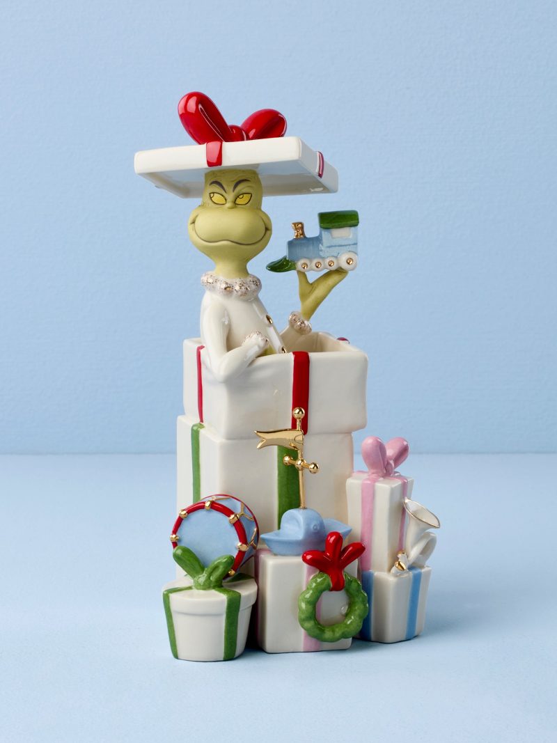 Grinch Gets The Gifts Figurine